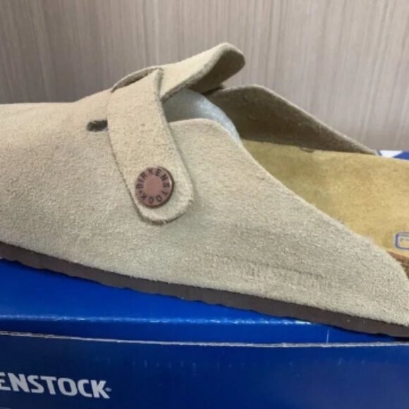 Birkenstock Boston Suede Leather - Taupe Women - Picture 5 of 5